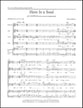 Here Is a Soul SATB choral sheet music cover